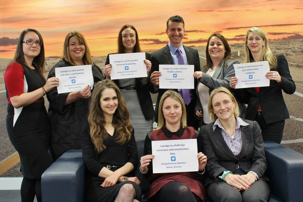 Enterprise Women holding certificates