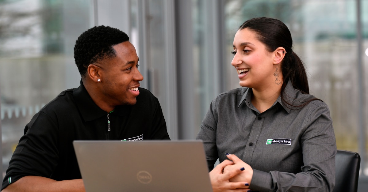 Enterprise Mobility interns talking about their university placement