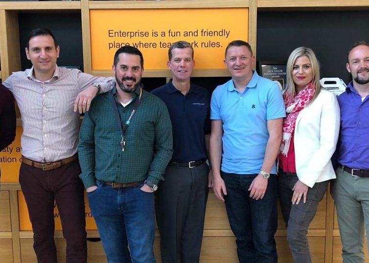 Enterprise employees in an office