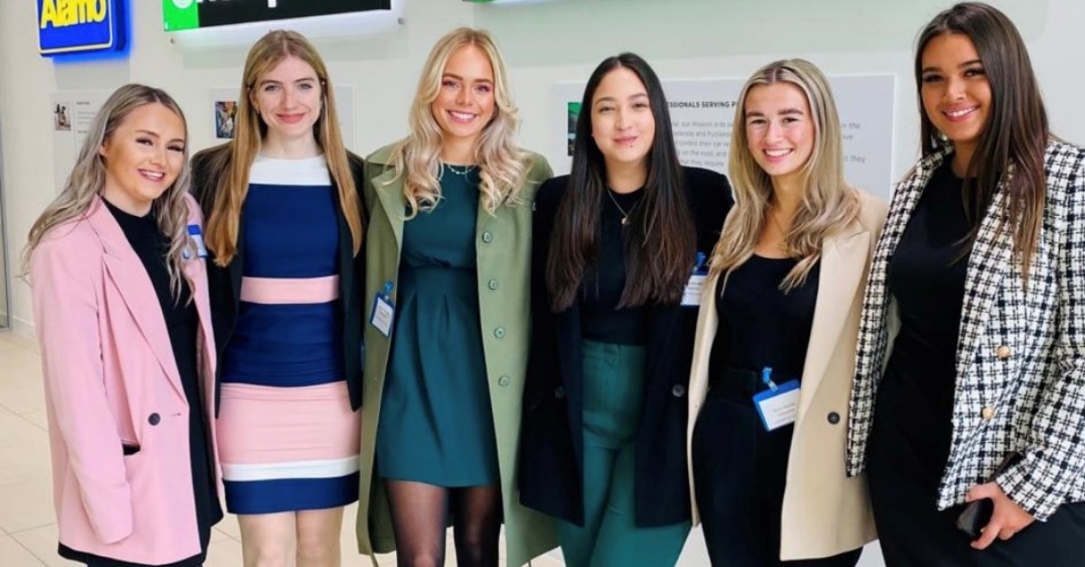 2022 Interns group picture in business attire