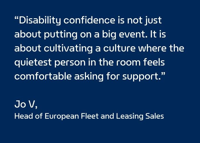 Jo with her son in a bike helmet with a quote