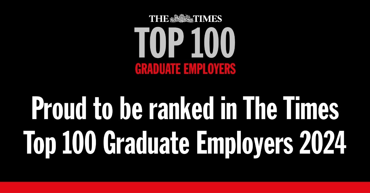 Enterprise Mobility award for the Times Top 100 Graduate Employers 2024