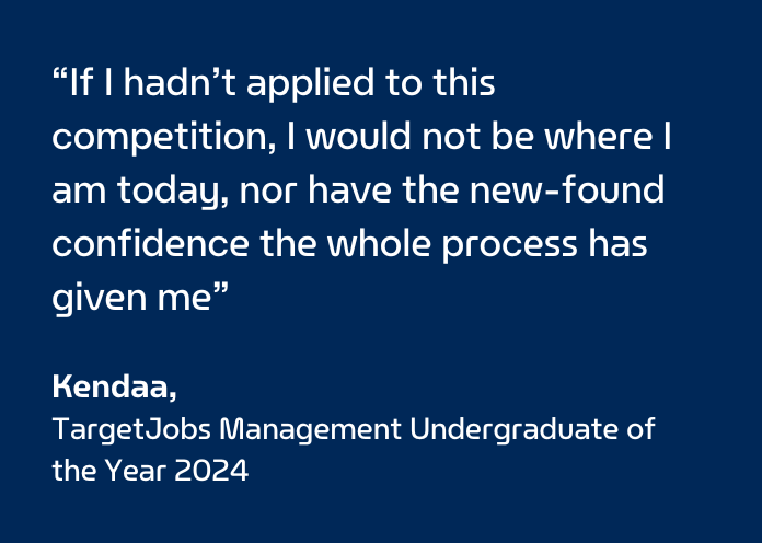 How the Undergraduate of the Year Competition Boosted My Confidence 