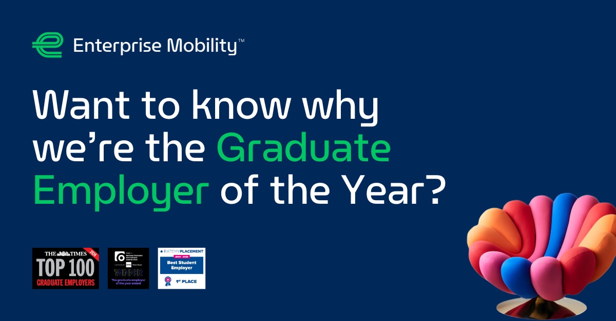 Enterprise Mobility's named Graduate Employer of the Year for award winning grad programme