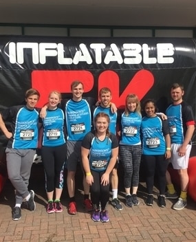 Employees at a 5K